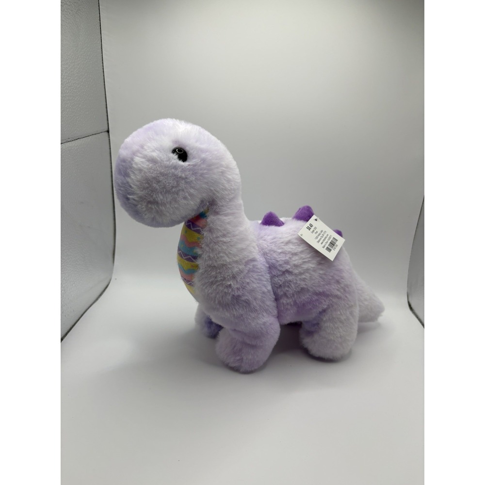 Hobby Lobby Babies First Plush Dinosaur Brontosaurus Stuffed Purple Tie Dye